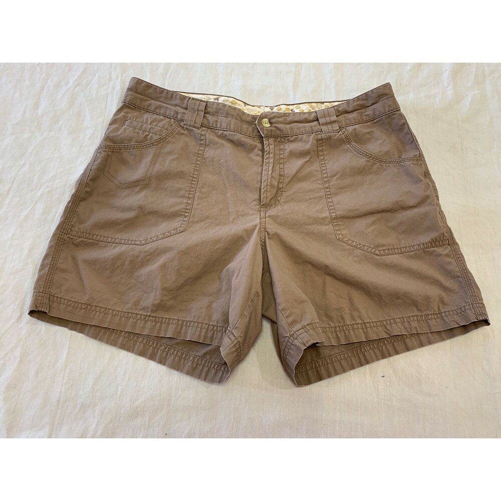 COLUMBIA WOMENS COTTON SHORTS WAIST 34 IN.,